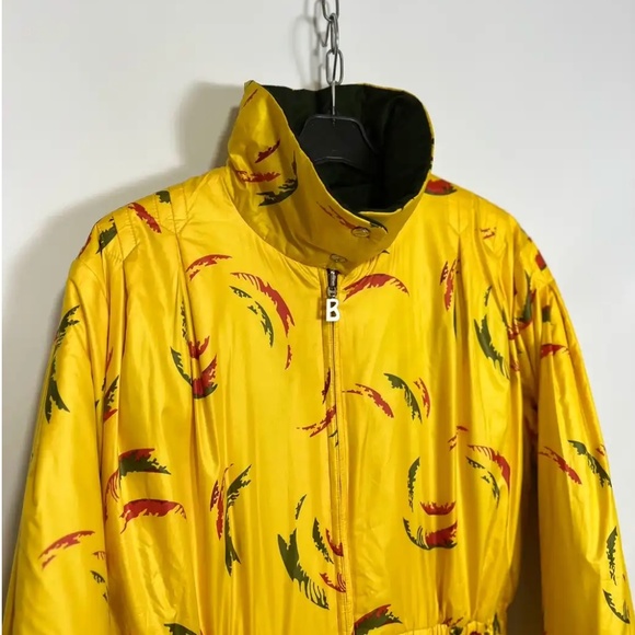 Rare Vintage Bogner Ski Suit One Piece Reversible Yellow/Green EU 38 US 6 - Picture 4 of 13